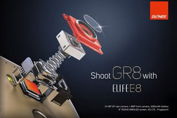 Gione Elife E8 Smartphone...