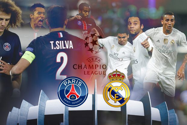 Laga PSG Versus Madrid...
