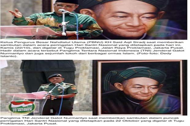 Lukisan Hasyim Asyari...