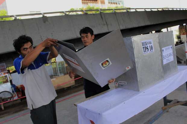 Ribuan Bilik Suara KPUD...