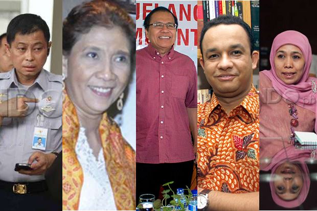 Riset: Lima Menteri...