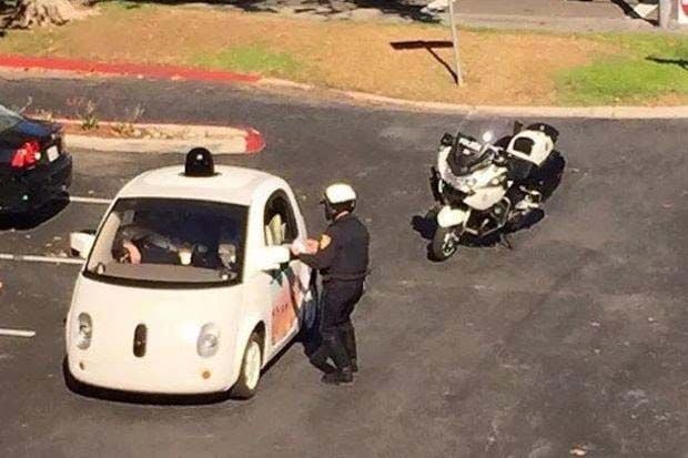 Mobil Google Ditilang...