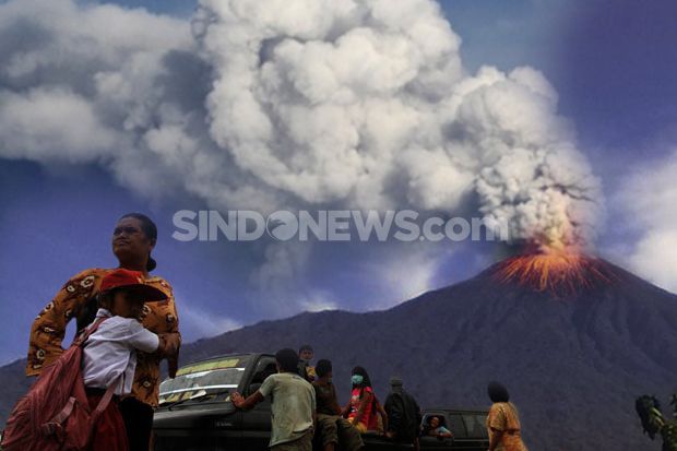 Status Gunung Barujari...