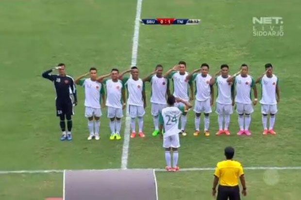 Selebrasi Unik PS TNI...