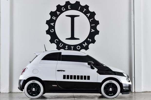 Fiat 500E Dibungkus...