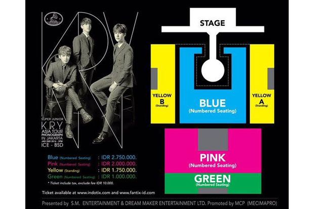 Harga Tiket Suju KRY...