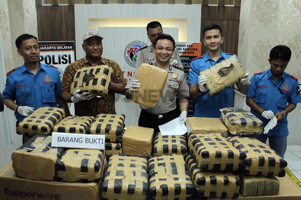 Ganja 219 Kg dari Aceh...