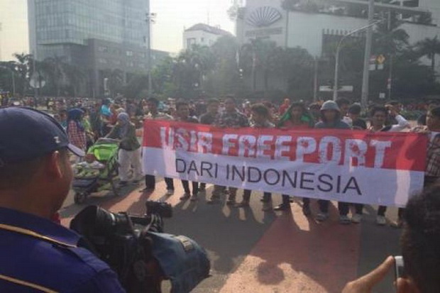 HMI Desak Freeport Diusir...