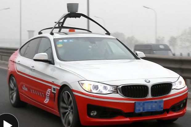 Mobil Otonom Baidu Segera...