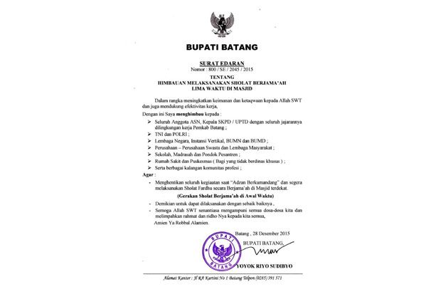 Bupati Batang Bikin...