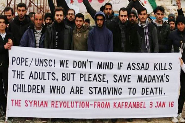 Syrians Forced to Eat...