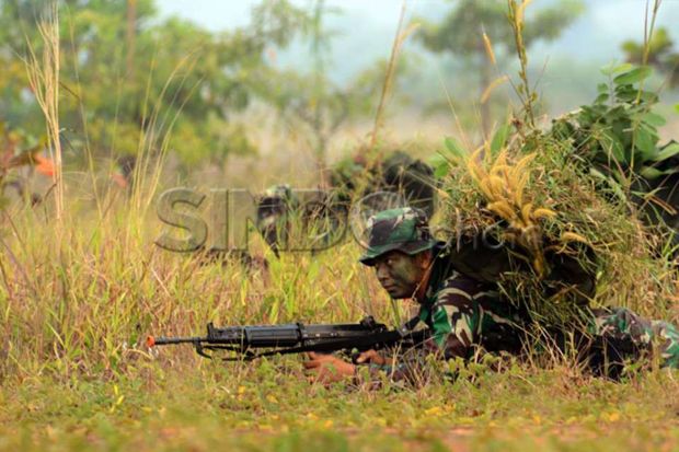 TNI AD Perkuat Penjagaan...