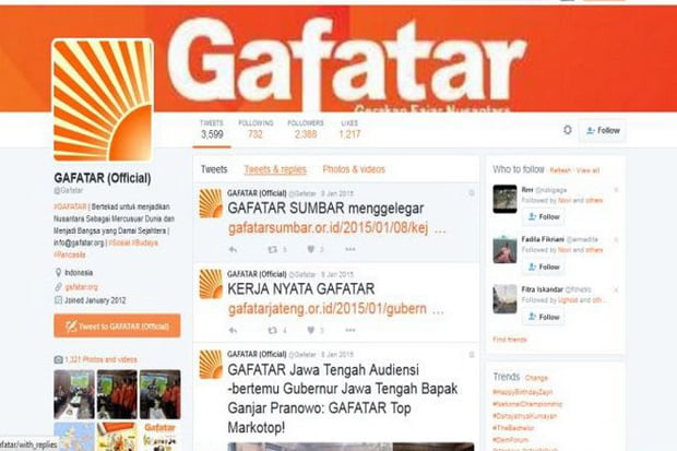 Kemunculan Gafatar Diduga...