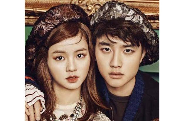 D.O EXO Gandeng Mesra...