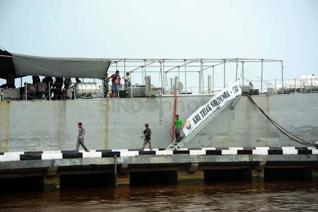 KRI Gilimanuk Tiba di...