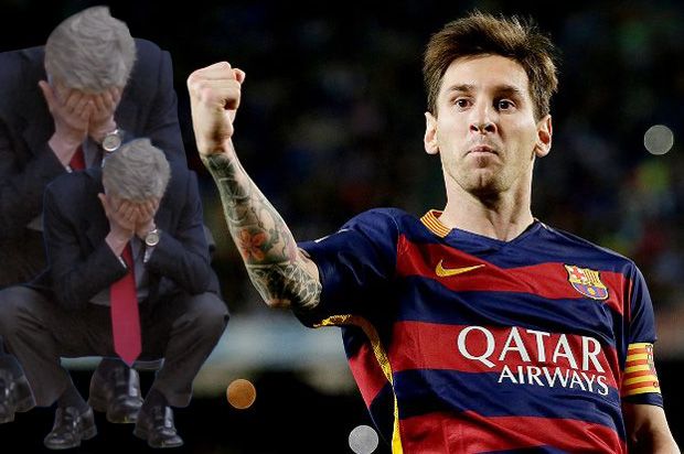 Awas, Arsenal! Messi...
