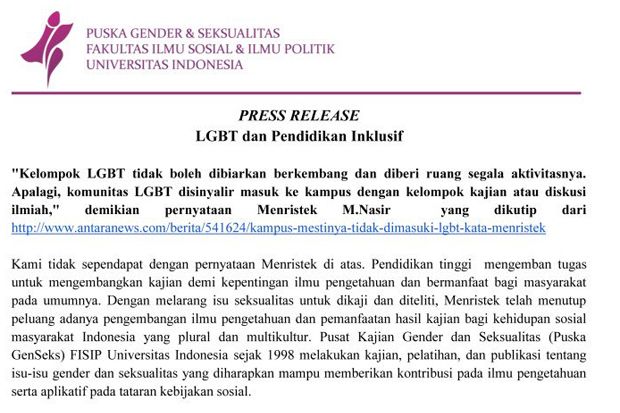 Puska Genseks FISIP...