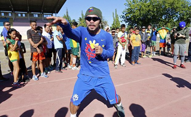 Pacquiao Ekspos Latihan...