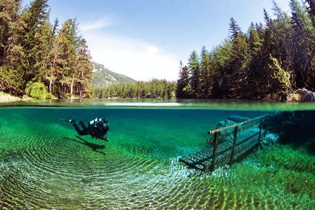 Danau Gruner See, Sajian...