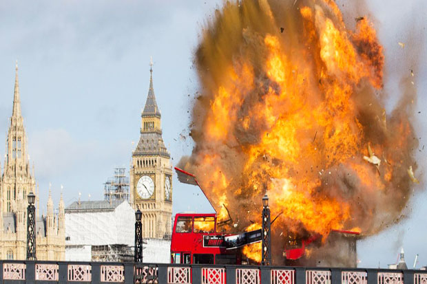 Ouchh...Bus Explodes...