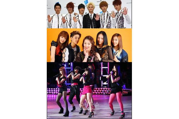 Beast, F(X), 4Minute...
