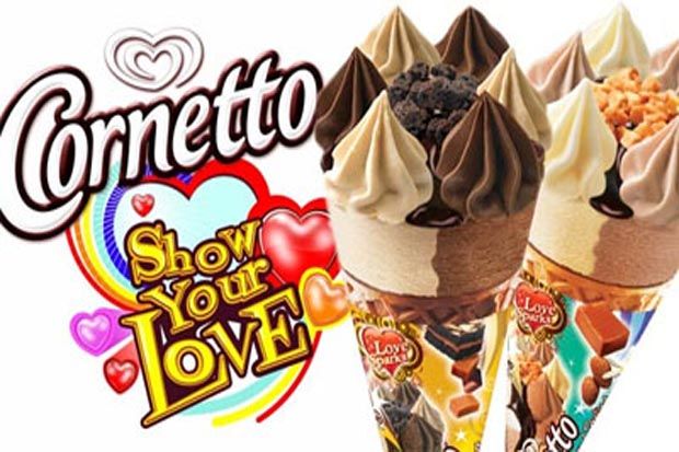 Sambut Valentine, Cornetto...