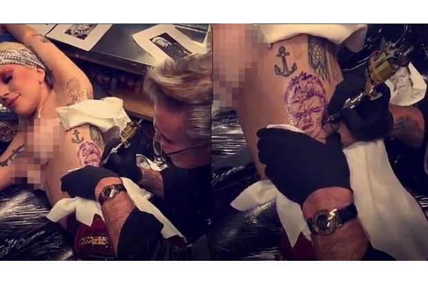 Lady Gaga Buat Tato...