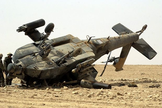 Helikopter Militer Irak...