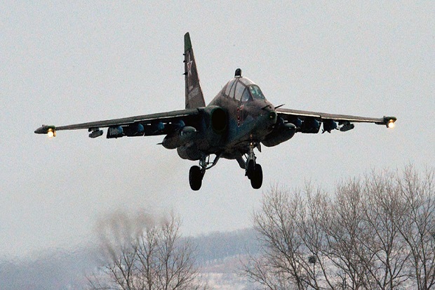 Jet Tempur Su-25 Jatuh...