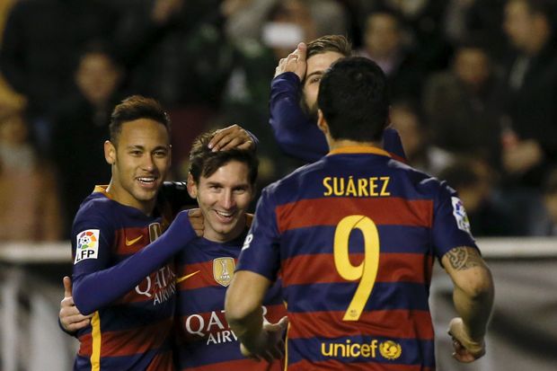 Messi Hat-trick, Barcelona...