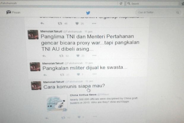 Fahri Hamzah Sebut Pangkalan...