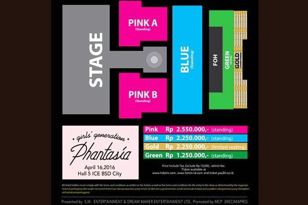 Ini Daftar Harga Tiket...