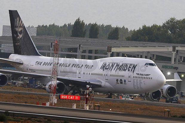 Pesawat Iron Maiden...