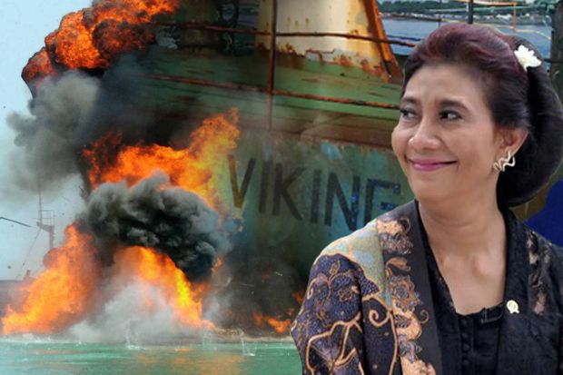 KKP Ledakkan Kapal Raksasa...