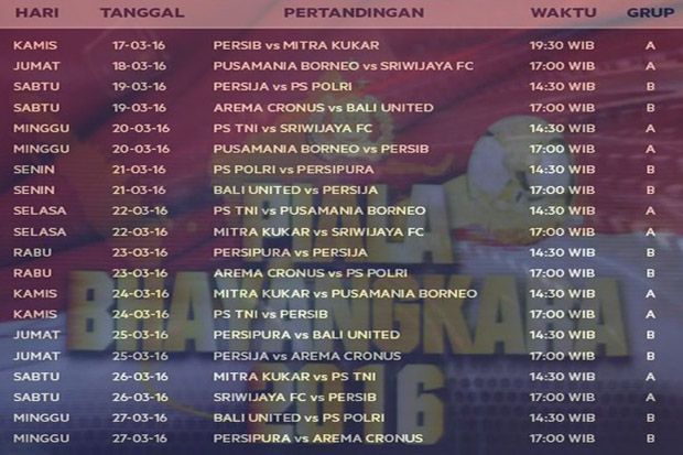 Persib vs Mitra Kukar...