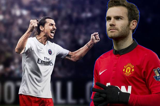 Juan Mata Sambut Ibrahimovic...