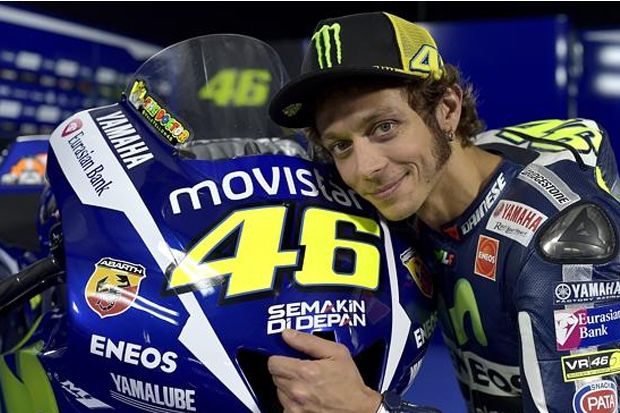 Valentino Rossi Kaget...