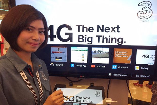 Jaringan 4G Tri Sudah...