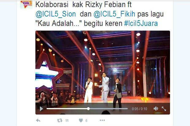 Rizky Febian ajak Sion...