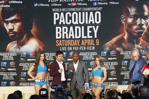 Duel Pacquiao-Bradley...