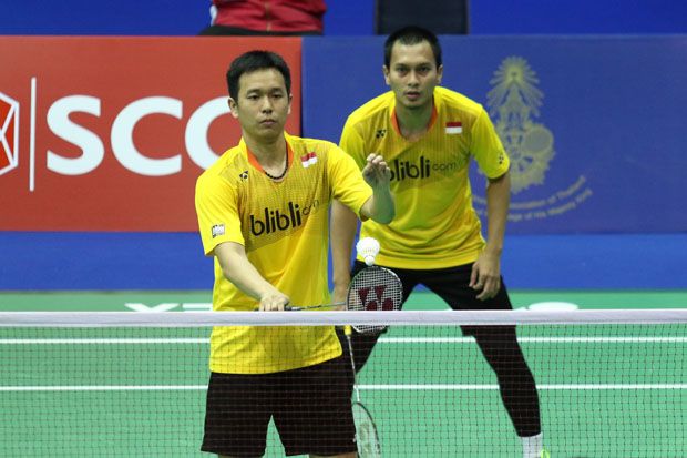Hendra/Ahsan Peras Keringat...
