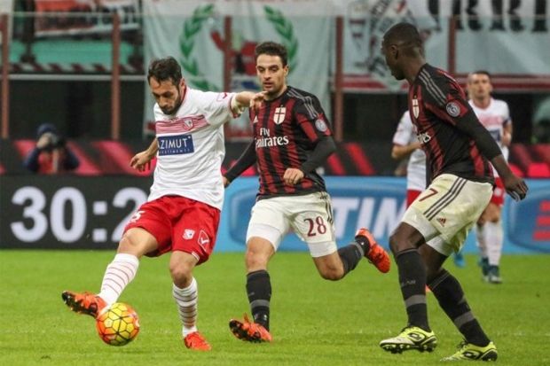 Tampil di Kandang, Milan...