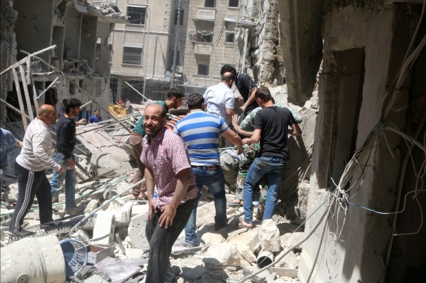 Aleppo Luluh Lantak...