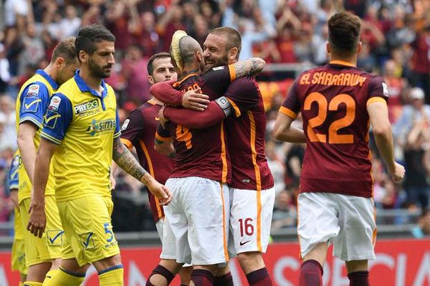 AS Roma Pecundangi Chievo...