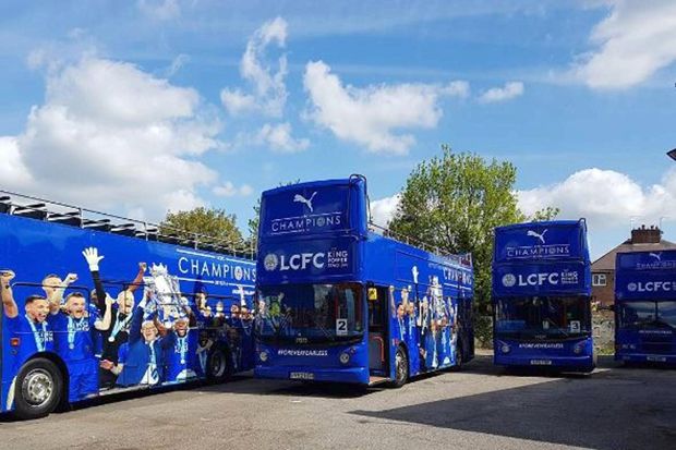Gunakan Empat Bus, Leicester...