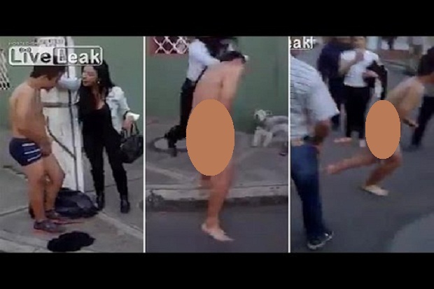 Perampok Ini Diarak...