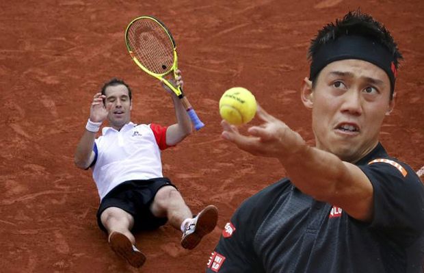 Langkah Nishikori Terhenti...