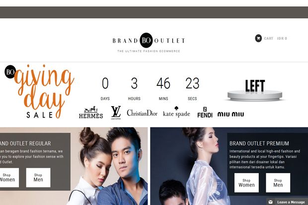 Aplikasi BrandOutlet.co.id...
