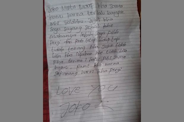 Sebelum Gantung Diri,...