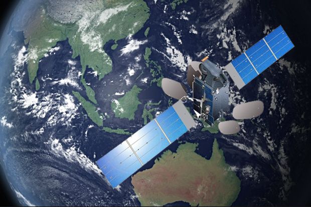 Satelit BRI Sarana Komunikasi...